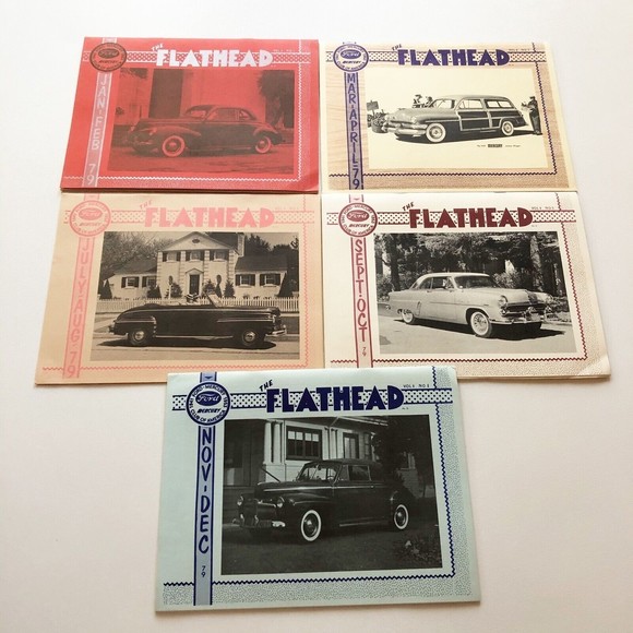 The Flathead Fanzine Magazine Ford Mercury Club of America 1979 Jan-Apr, Jul-Dec - Picture 1 of 8